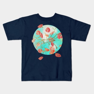 Poppies and Vines Kids T-Shirt